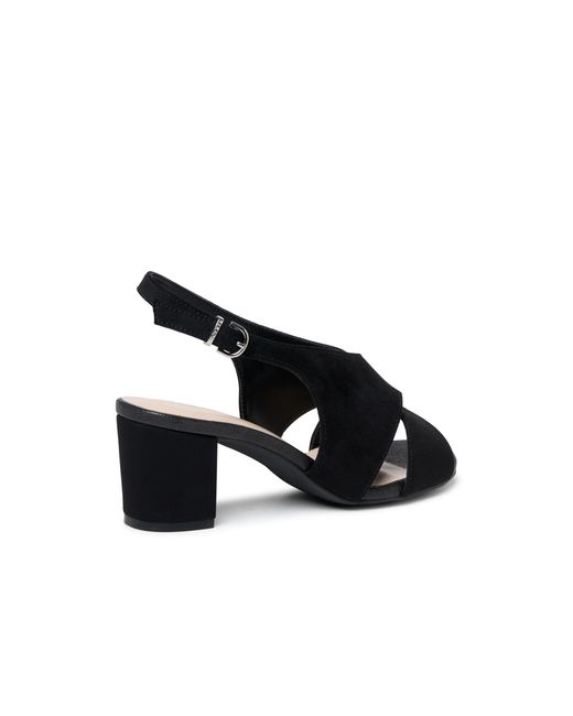 Paradox London Black Neroli Wide Fit Sandals