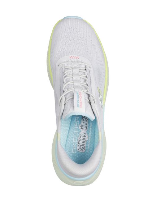 Skechers White Skech Cloud Slip-Ins Trainers