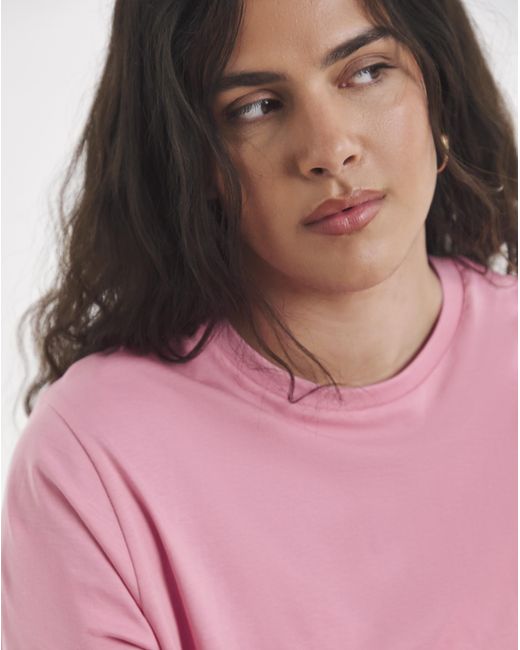 Simply Be Pink Kimono Sleeve T-Shirt