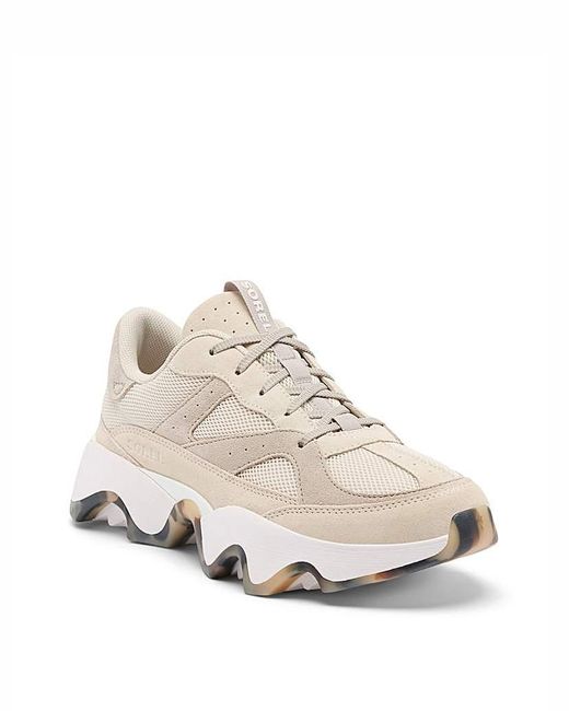 Sorel White Kinetic Array Trainers