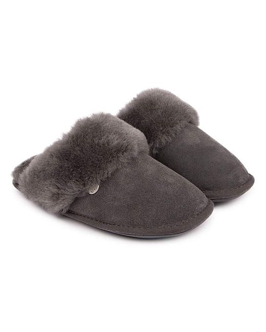 Just Sheepskin|Totes Brown Just Sheepskin Ladies Duchess Slippers