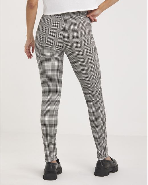 Simply Be White High Waisted Skinny Trousers