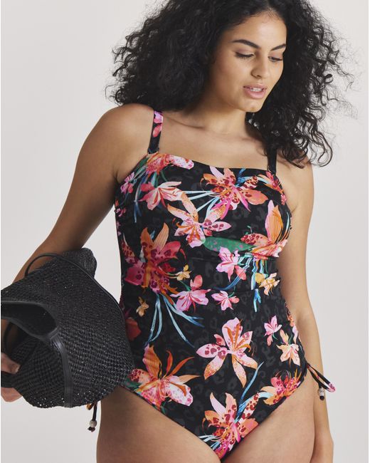 MAGISCULPT Multicolor Adjustable Bandeau Swimsuit