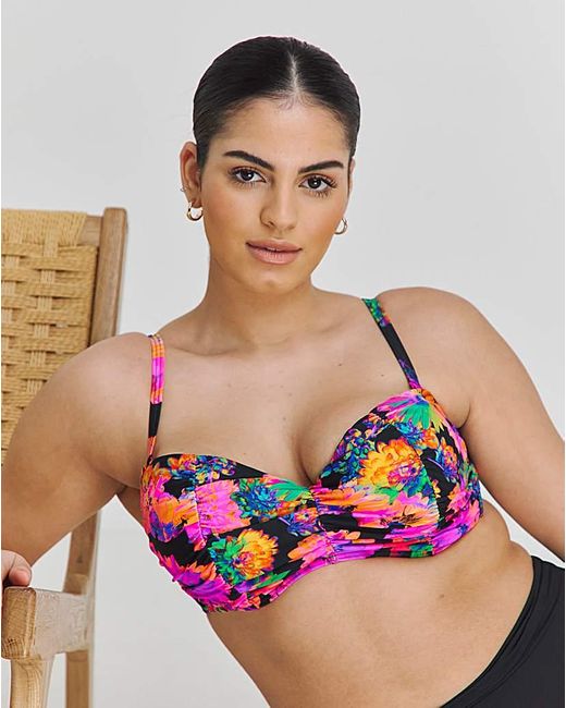 Simply Be Multicolor Underwired Bikini Top