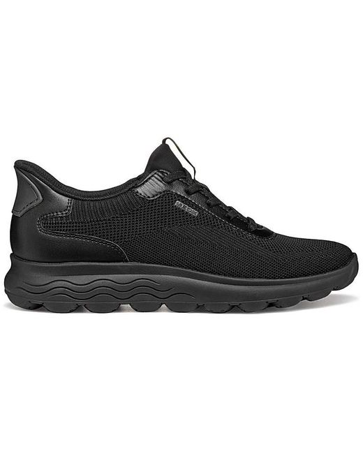 Geox Black D Spherica Plus A Trainers