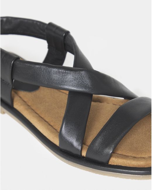 JD Williams Natural Tubular Flat Sandal Ex Wide