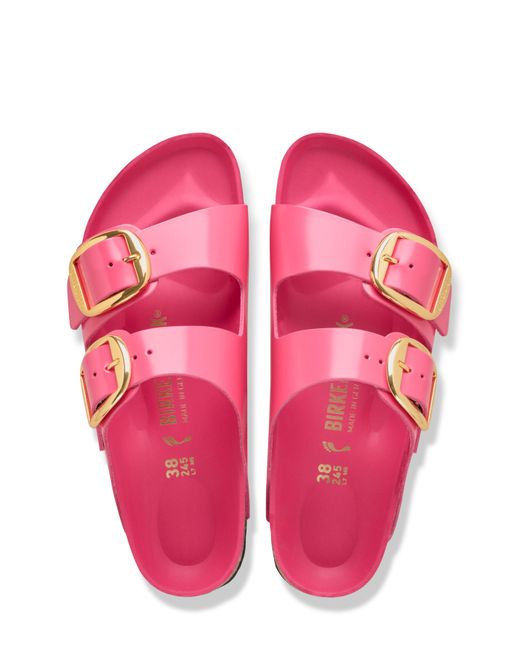 Birkenstock Pink Arizona Shine Buckle Sandals