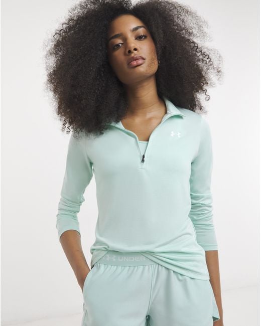 Under Armour Green Tech 1/2 Zip Twist Top