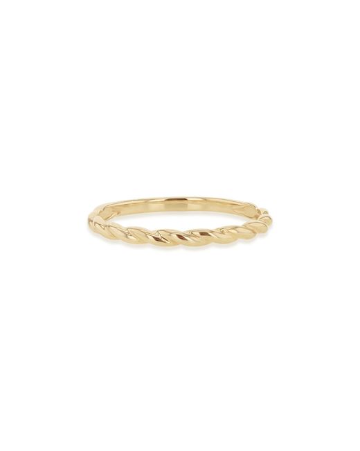 iJewel Metallic 9Ct Twist Band Stack Ring