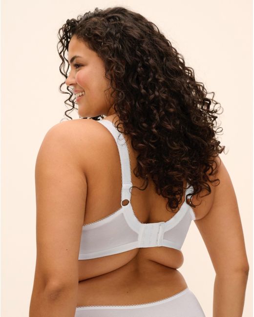 Elomi White Morgan Full Cup Wired Bra