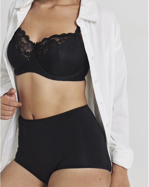 Pretty Secrets Brown Ivy Lace Basic Balcony Bra