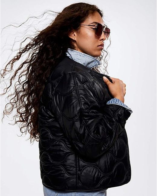 Mango Blue Ultralight Button Down Jacket