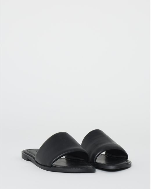 JD Williams Black Classic Flat Mules Wide