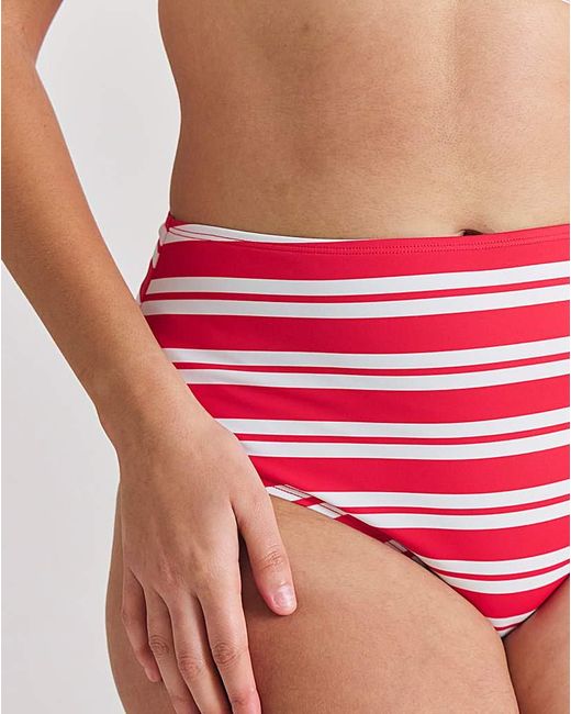 Simply Be Red 2 Pack Value Bikini Briefs