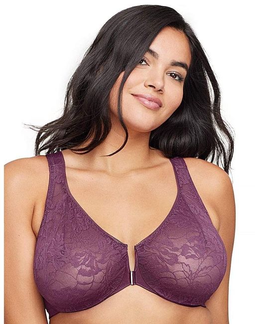 Glamorise Purple 9246 Wonder Wire Bra