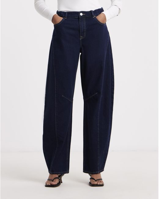 Simply Be Blue Authentic Tapered Leg Jeans