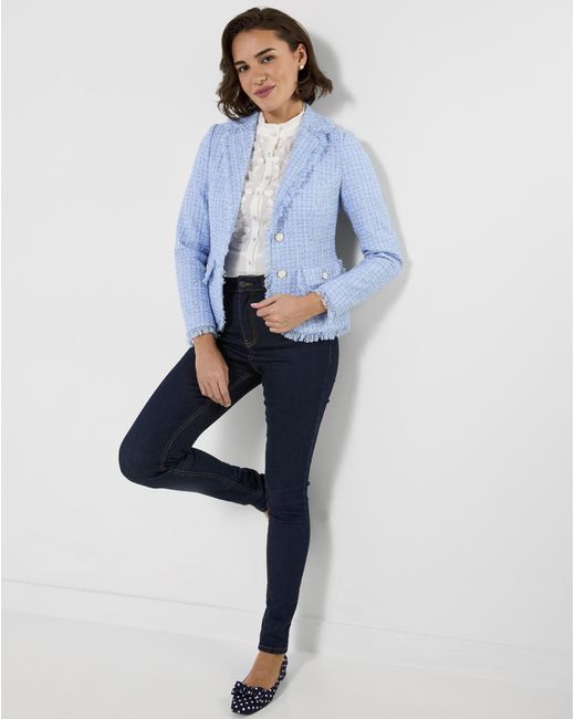 Joe Browns Blue Jb Let's Do Lunch Boucle Jacket