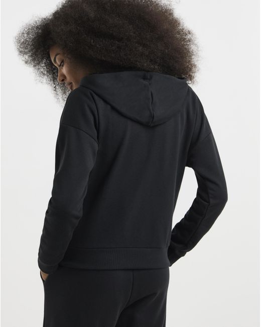 Adidas Black Linear French Terry Hoodie