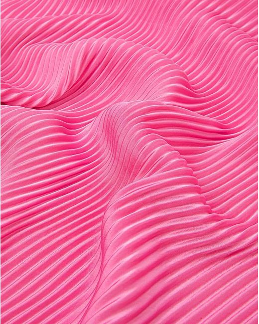 Accessorize Pink Lightweight Pleated Scarf