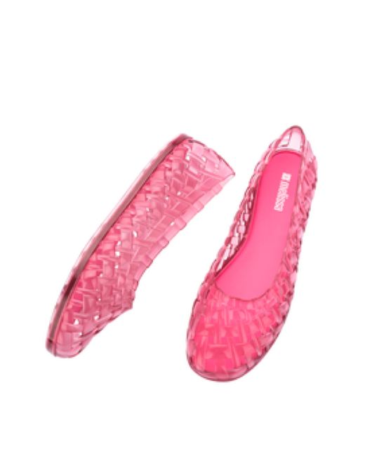 Melissa Pink Melissa Possession Ballerina Jelly Flats