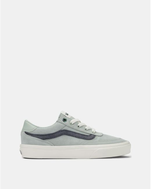Vans White Brooklyn Suede Trainers