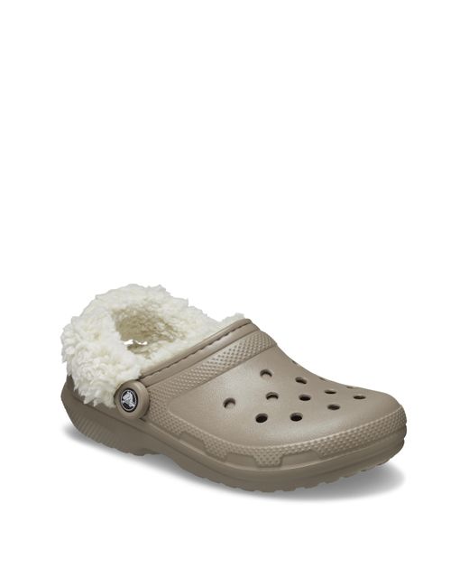CROCSTM White Classic Fleece Lined Clog