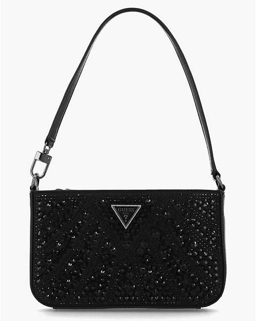 Guess Black Mini Beauvoir Shoulder Bag