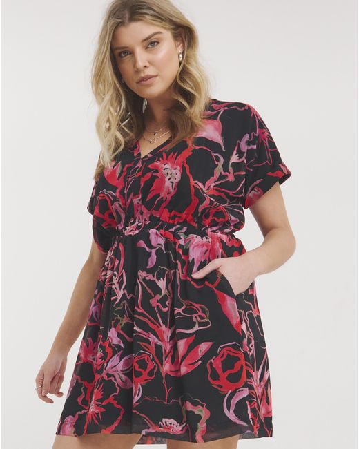 Religion Red Mini Dress