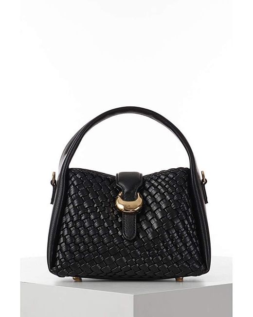 LUELLA GREY LONDON Black Luella Maggie Weave Crossbody