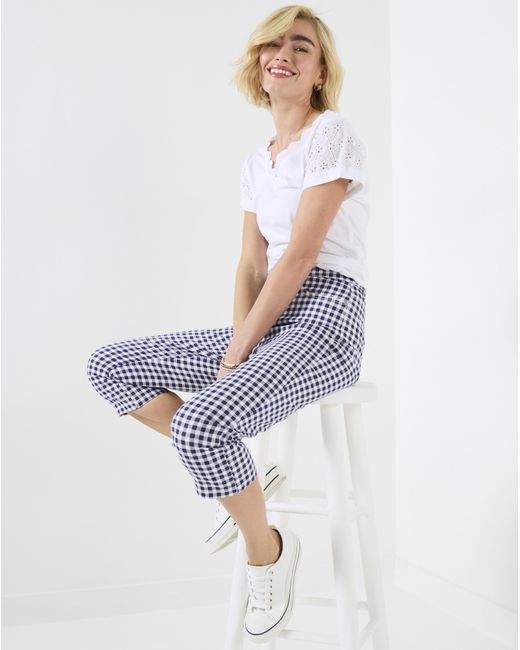 Joe Browns Blue Penelope Capri Pants