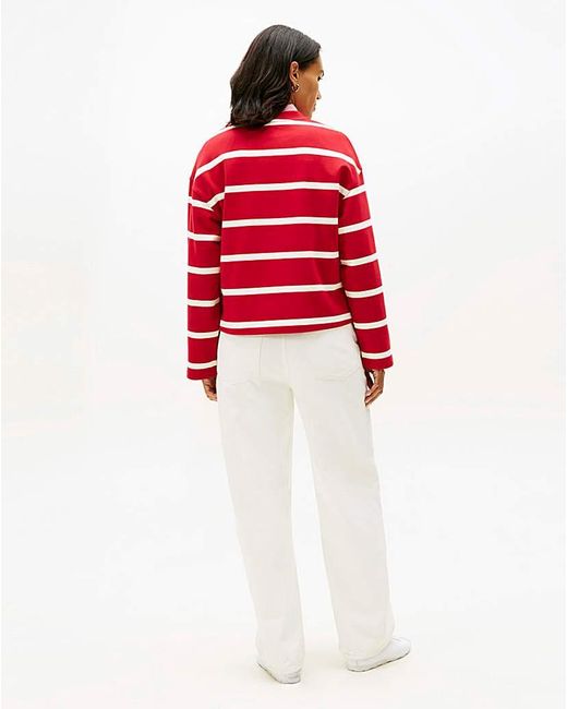 Tommy Hilfiger Red Script Terry Sweatshirt