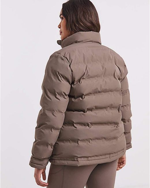 Snowdonia Brown Padded Showerproof Jacket