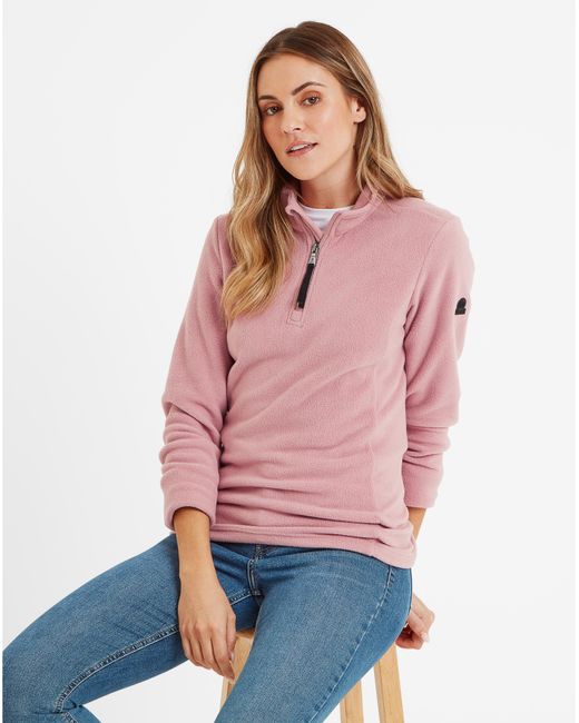 TOG24 Pink Tog24 Revive Fleece Zip Neck