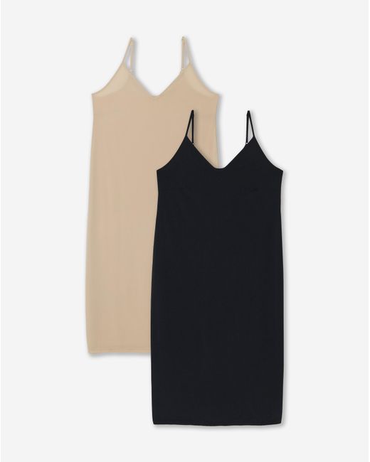 Pretty Secrets Black 2Pk Maxi Full Slips