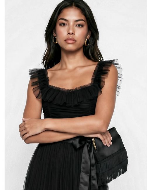 Anaya with love Black Anaya Plain Dress