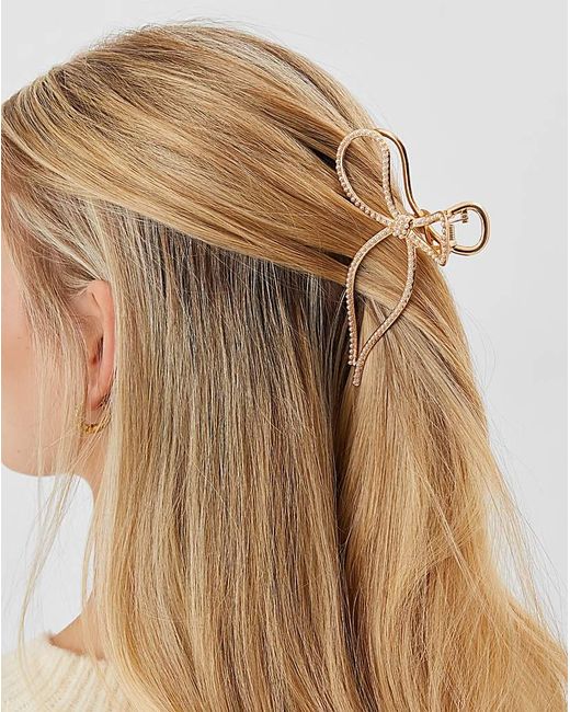 Accessorize Natural Bow Claw Clip