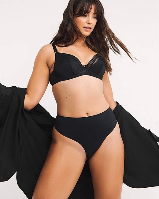Fantasie Black Fusion Lace Plunge Bra