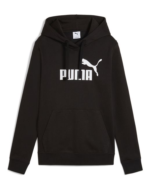 PUMA Blue Essentials Logo Oversized Hoodie