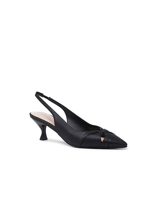 Paradox London White Tegan Kitten Heel Shoes