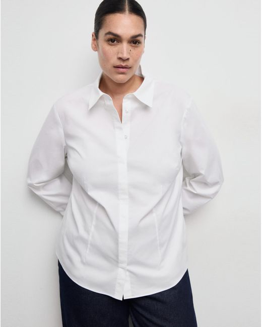 Mango White Shirt