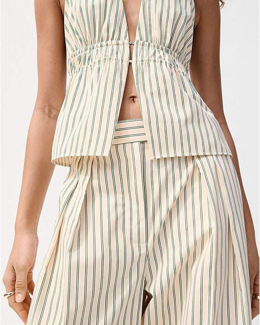 Mango Natural Trousers Tatin
