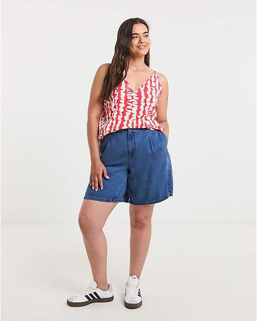 Simply Be Red V Neck Cami