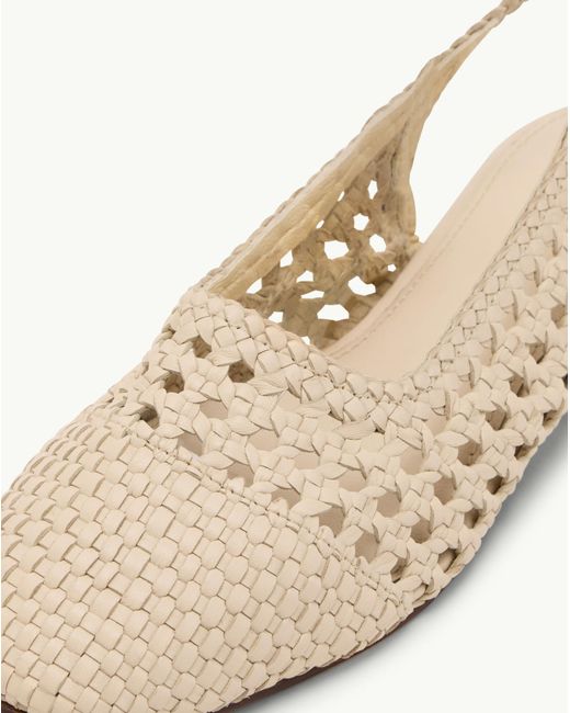 Nobody's Child Natural Nc Weave Slingbacks