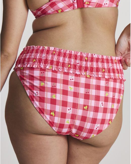 Simply Be Red Low Rise Bikini Brief