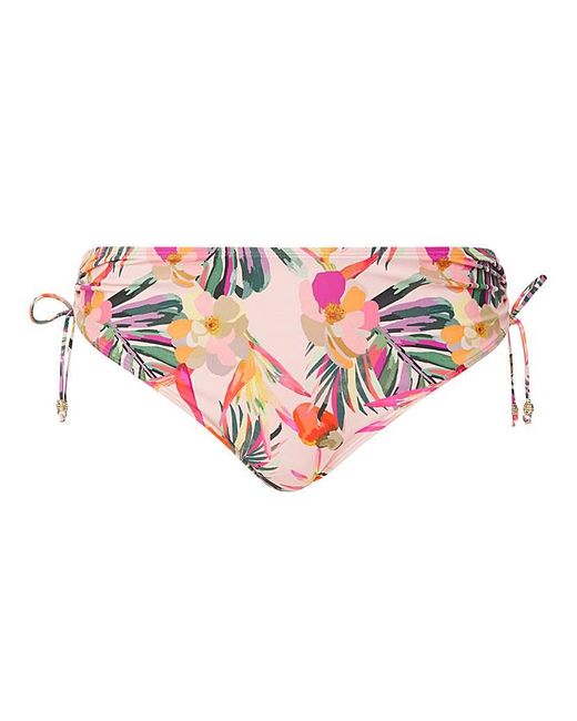 Panache Pink Paradise Tie Side Bikini Brief