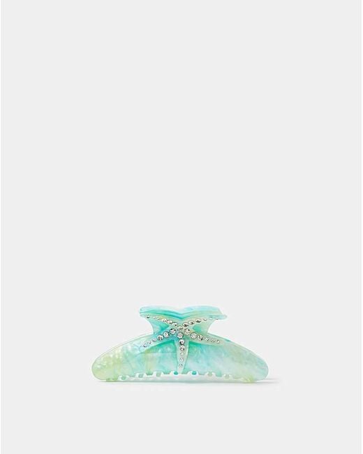 Accessorize Green Starfish Shimmer Claw Clip