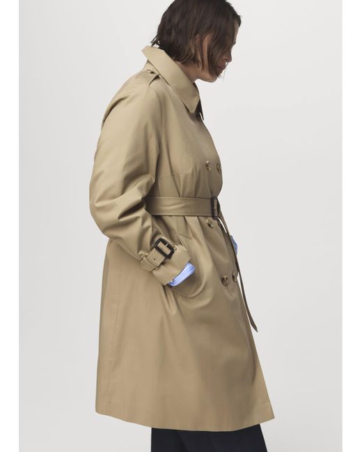 Mango Natural Belted Trenchcoat