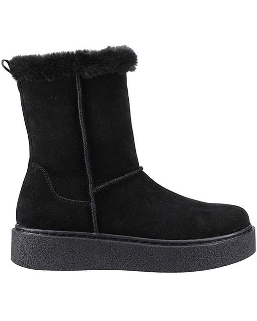 Hush Puppies Black Becca Mid Boot