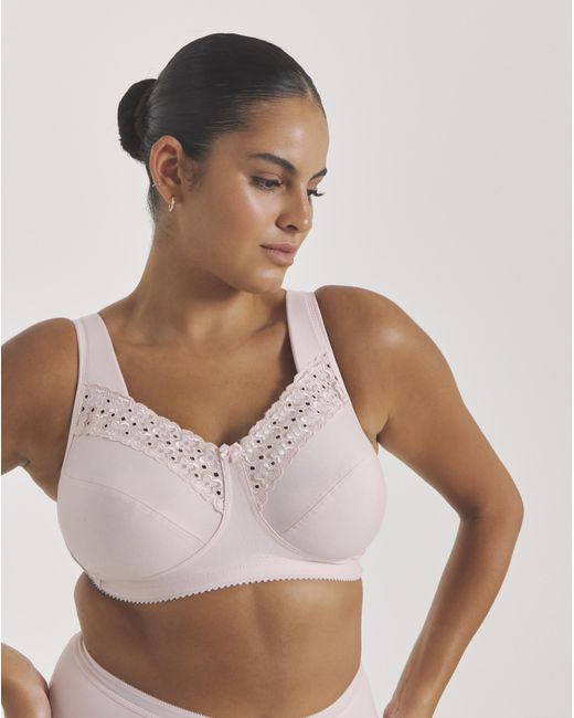 Miss Mary Of Sweden Pink Miss Mary Broderie Anglaise Bra