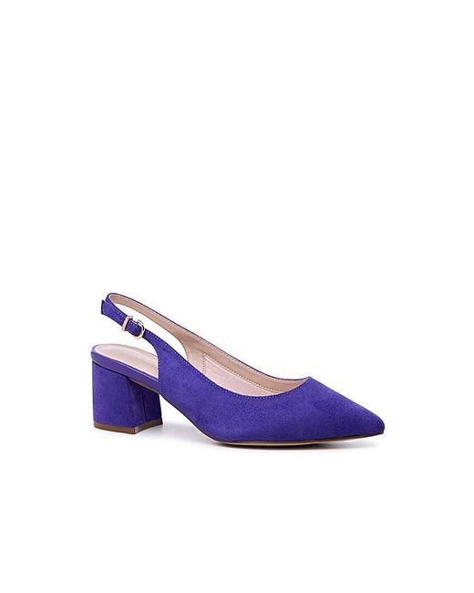 Paradox London Blue Flynn Wide Fit Heels